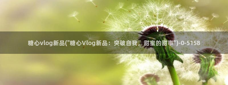 国产AV 糖心Vlog