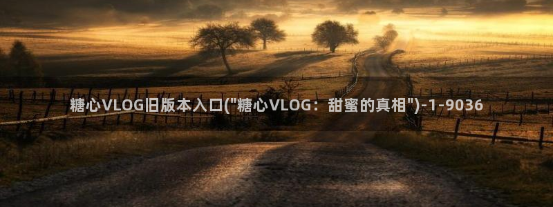 糖心vlog好看的女主：糖心VLOG旧版本入口(\