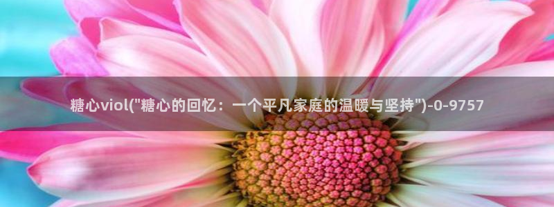 糖心,vlog